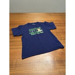 Uniqlo Mojang Studio Minecraft Blue Graphic Crew Neck Tee T-shirt Shirt 9-10 yrs